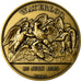 France, Medal, Napoléon Ier, Bataille de Waterloo (1815), Denon, Restrike