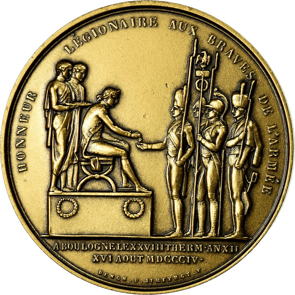 France, Medal, Napoléon Ier, Honneur Légionnaire au Camp de Boulogne, Denon