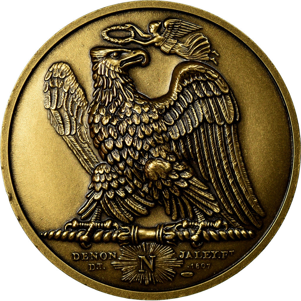 Frankrijk, Medaille, Napoléon Ier, Bataille d'Austerlitz, Denon, Restrike, FDC