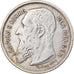 Coin, Belgium, Leopold II, 2 Francs, 2 Frank, 1909, EF(40-45), Silver, KM:59
