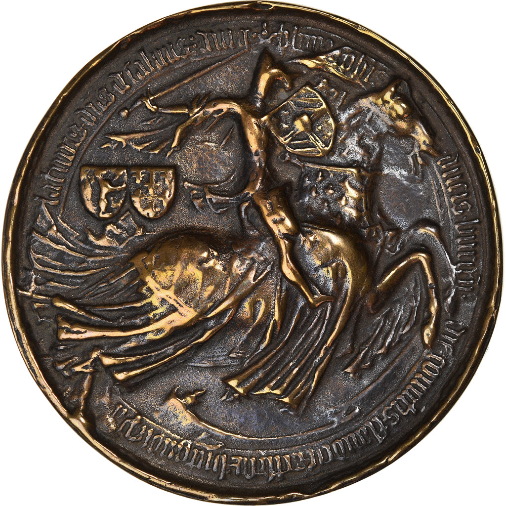 Francia, medaglia, Reproduction, Grand Sceau de Jean sans Peur, Duc de