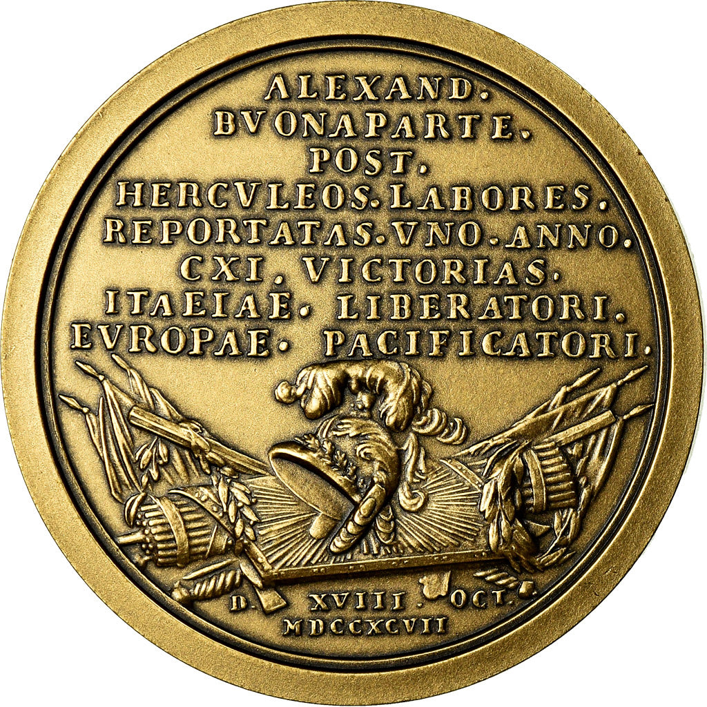 France, Medal, Napoléon Ier, Alexandre Buonaparte, Pacification de l'Europe