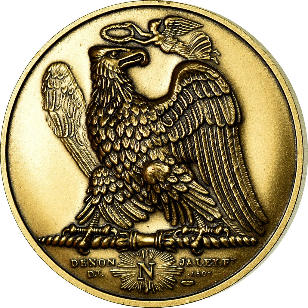 France, Médaille, Napoléon Ier, Bataille d'Iena, Denon, Refrappe, FDC, Bronze