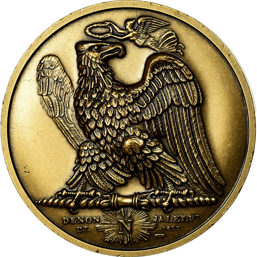 France, Medal, Napoléon Ier, Iterum Ibidem, Denon, Restrike, MS(65-70), Bronze
