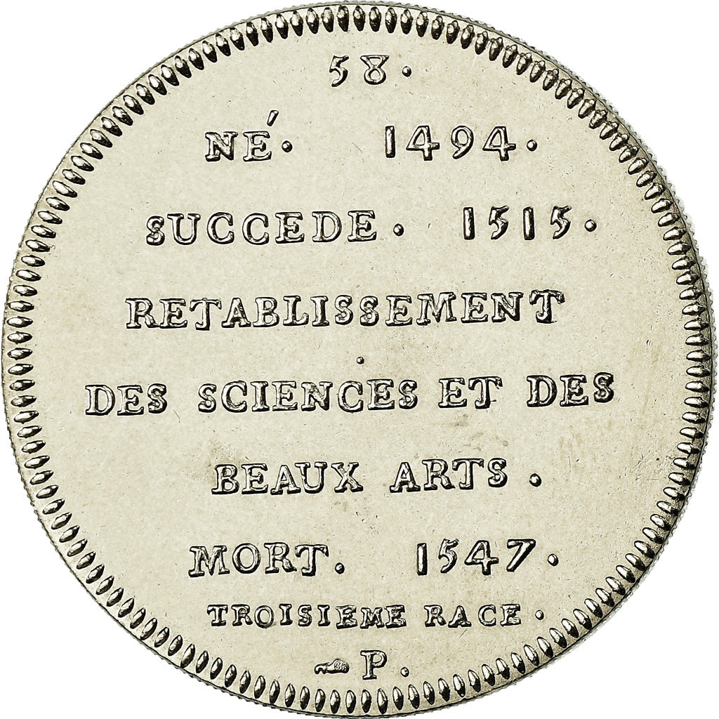 Frankrijk, Medaille, Les Rois de France, François Ier, FDC, Nickel