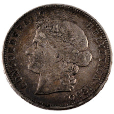 SWITZERLAND, 5 Francs, 1890, Bern, KM #34, EF(40-45), Silver, 37, 24.88