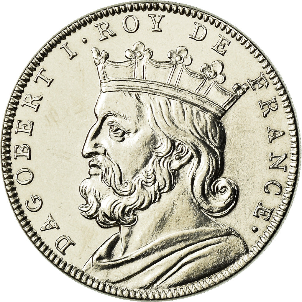 Frankrijk, Medaille, Les Rois de France, Dagobert I, FDC, Nickel