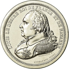 Frankrijk, Medaille, Les rois de France, Louis XVIII, FDC, Nickel