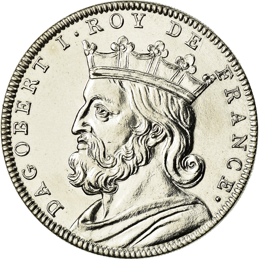 Frankrijk, Medaille, Les Rois de France, Dagobert I, FDC, Nickel
