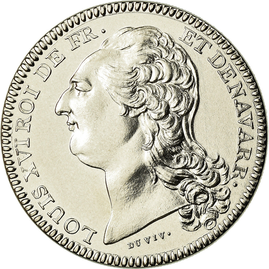France, Medal, Les rois de France, Louis XVI, MS(65-70), Nickel