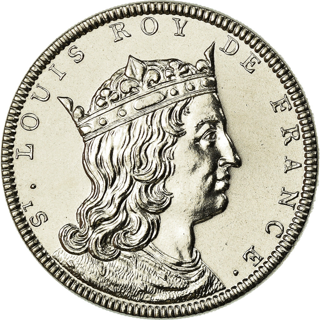 Francia, medaglia, Les Rois de France, Saint-Louis, FDC, Nichel