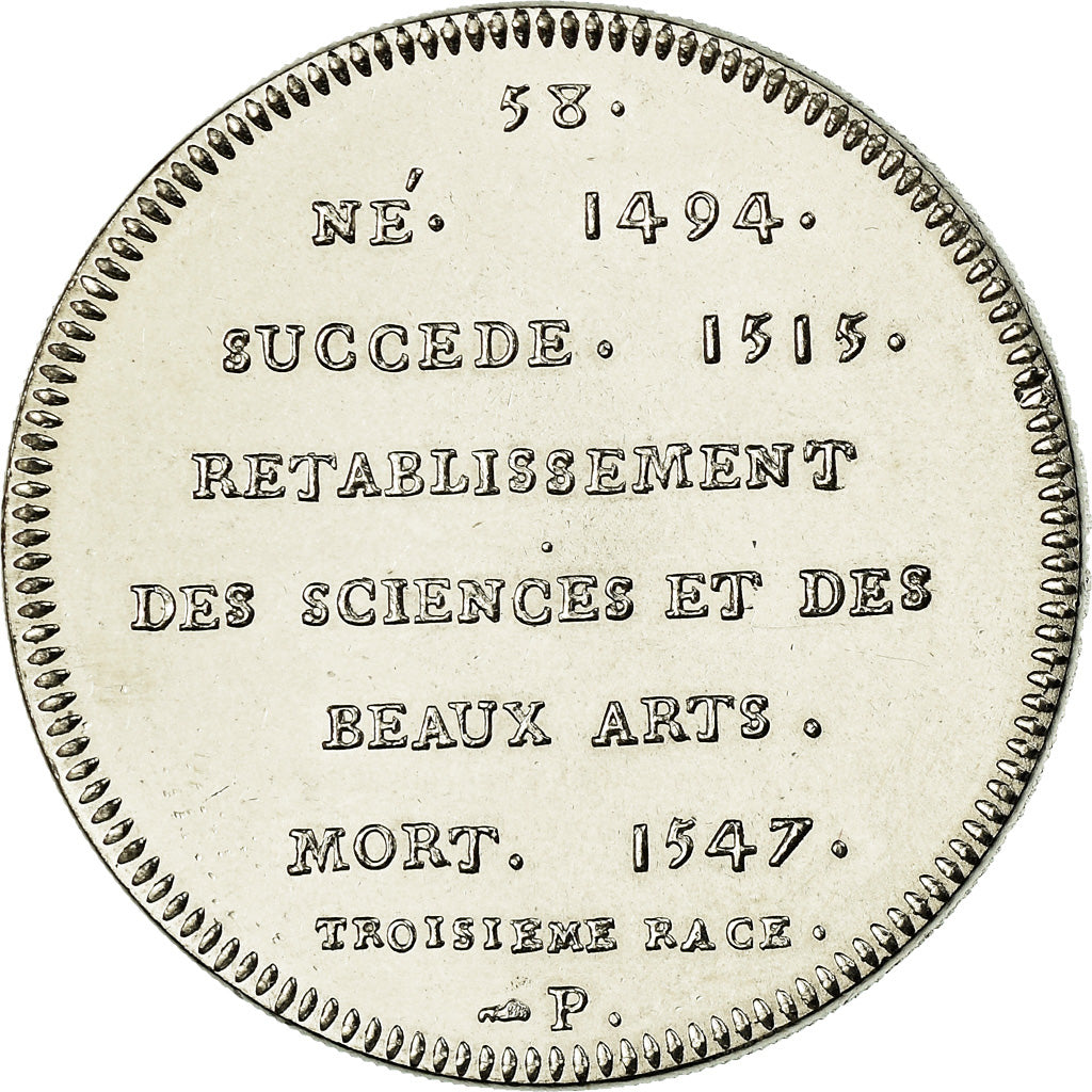 Frankrijk, Medaille, Les Rois de France, François Ier, FDC, Nickel