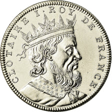 Frankrijk, Medaille, Les Rois de France, Clotaire Ier, FDC, Nickel