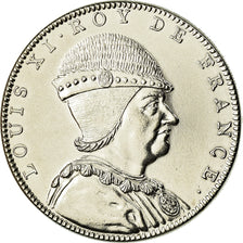 France, Medal, Les Rois de France, Louis XI, MS(65-70), Nickel