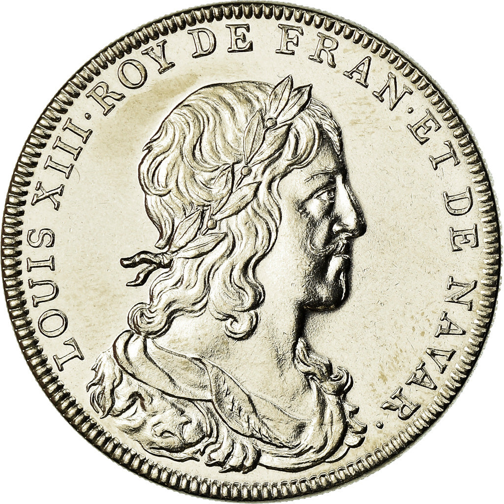 França, Medal, Les rois de France, Louis XIII, MS(65-70), Níquel