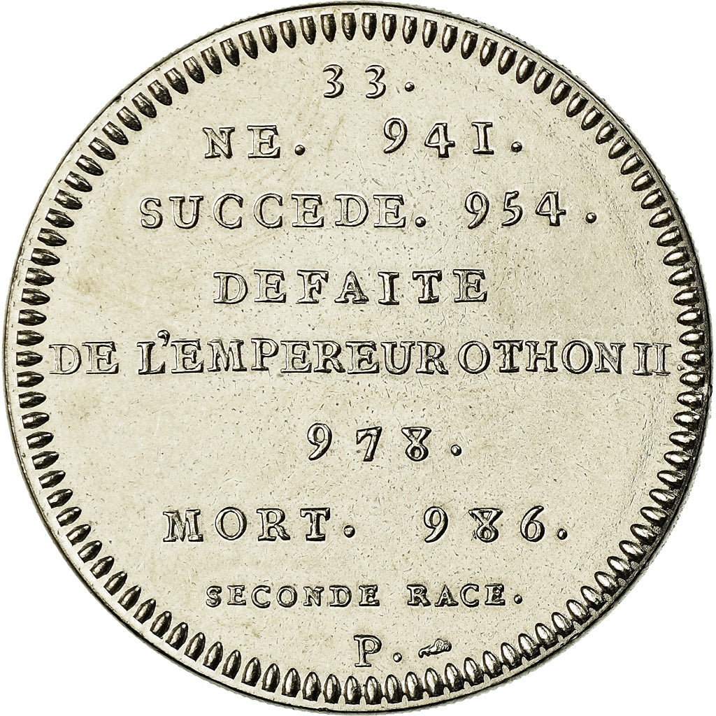 Frankrijk, Medaille, Les Rois de France, Lothaire, FDC, Nickel