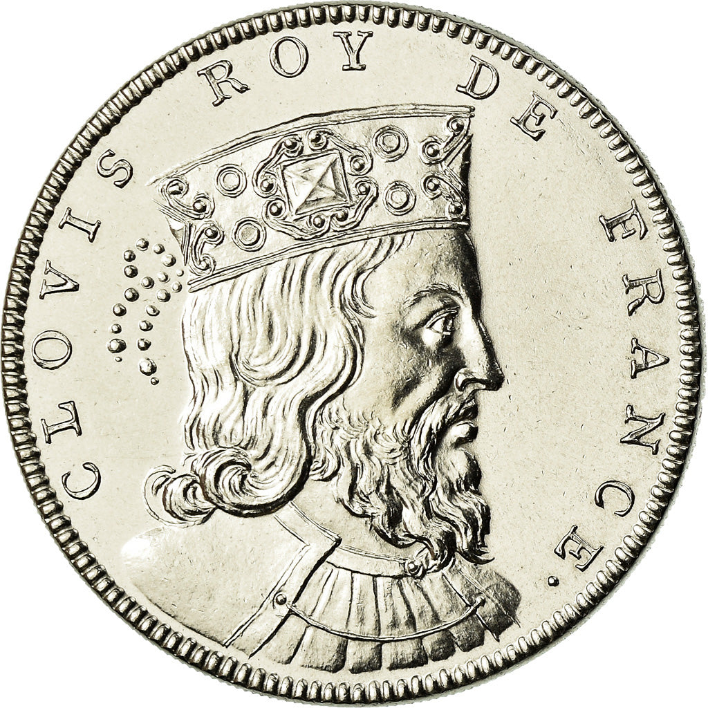 France, Médaille, Les Rois de France, Clovis, FDC, Nickel