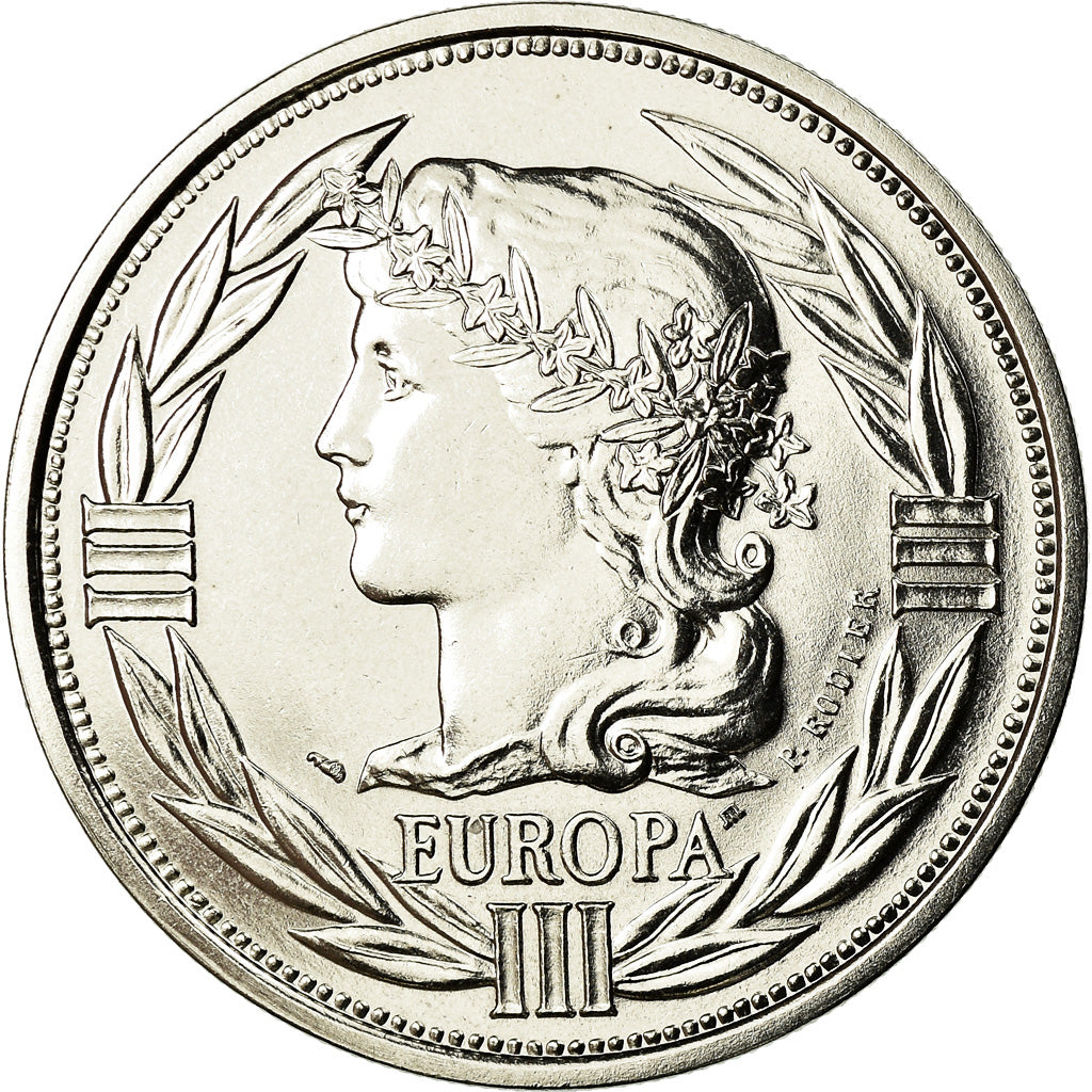 Frankrijk, Medaille, Ecu Europa, Marianne, 1989, Rodier, FDC, Copper-nickel