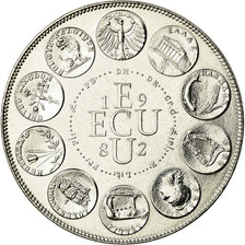 Francja, Medal, Ecu Europa, Europe Assise, 1982, Rodier, MS(65-70)