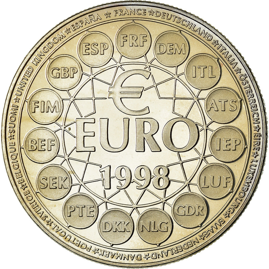 France, Médaille, Ecu Europa, 1998, Jimenez, FDC, Copper-nickel