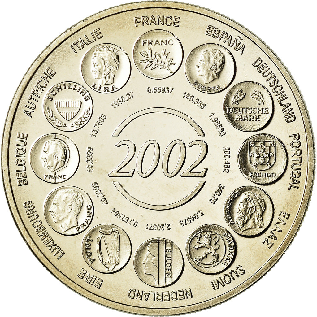 Frankrijk, Medaille, L'Europe, Naissance de l'Euro Fiduciaire, Politics