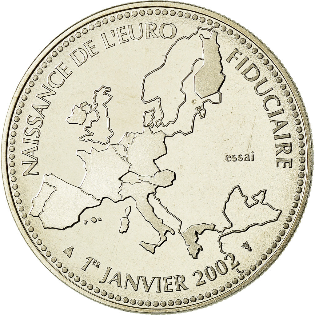 Frankrijk, Medaille, L'Europe, Naissance de l'Euro Fiduciaire, Politics