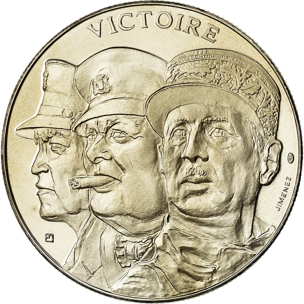 Frankrijk, Medaille, 1939-1945, Victoire, FDC, Copper-nickel