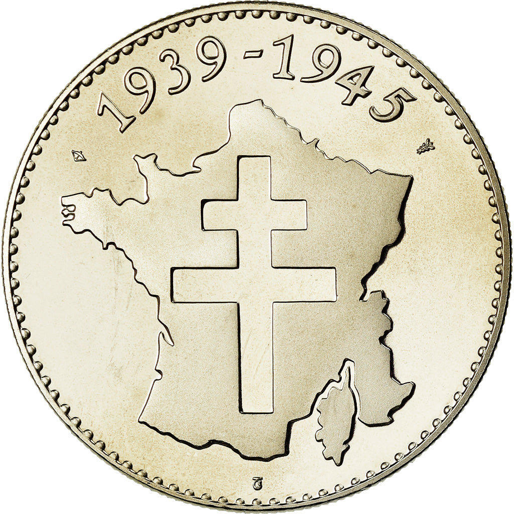 Frankrijk, Medaille, 1939-1945, Victoire, FDC, Copper-nickel