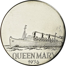 França, Medal, Les Grands Transatlantiques, Queen Mary, Navegação, C.