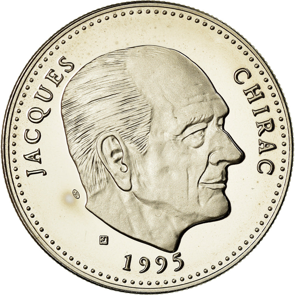 Frankreich, Medaille, Ve République, Jacques Chirac, Politics, Society, War