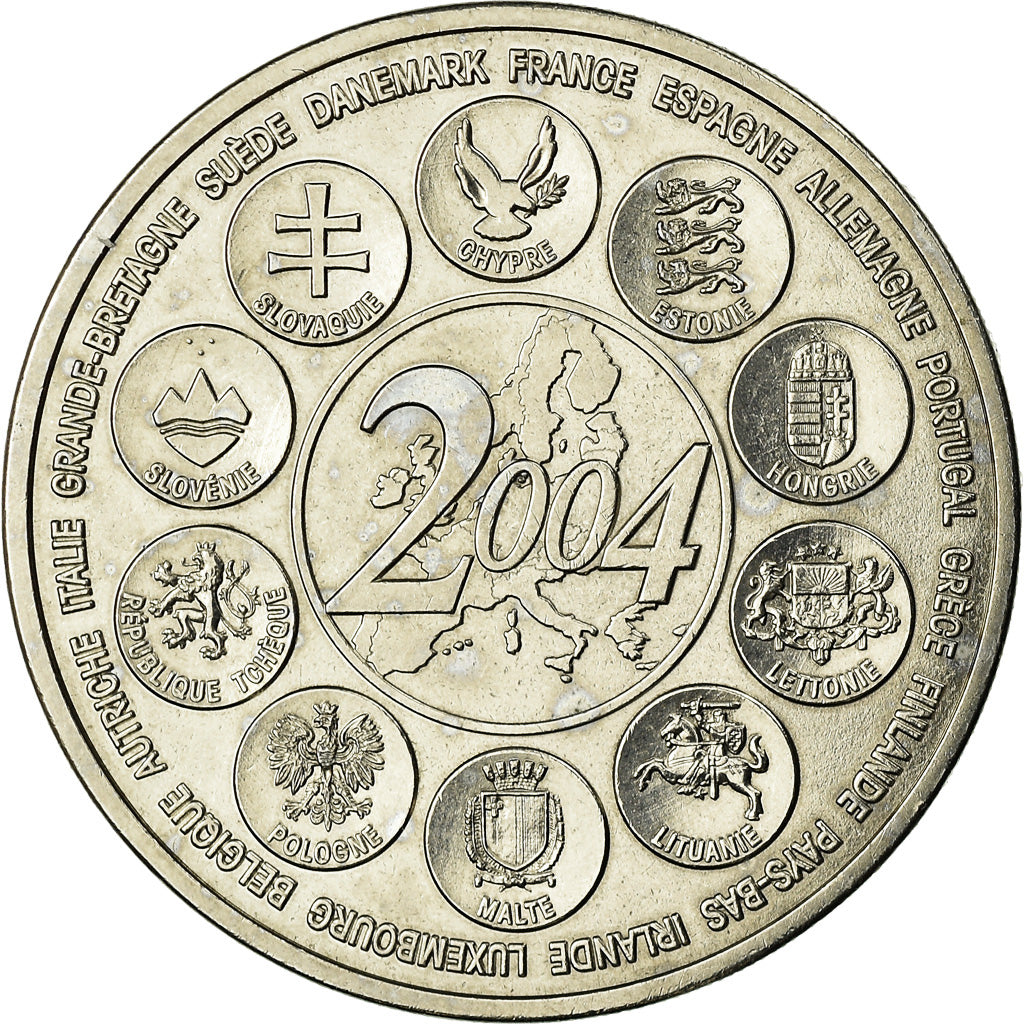 Francia, medalla, L'Europe des XXV, Essai, Politics, Society, War, 2004, FDC