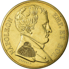 France, Medal, Napoléon Empereur et Roi, Brenet, MS(64), Copper Gilt