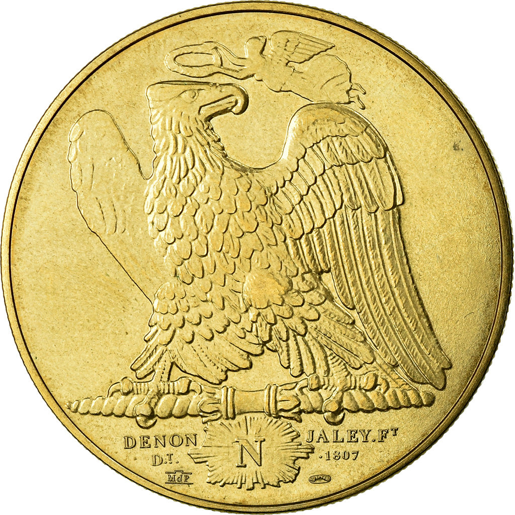 France, Medal, Napoléon Empereur et Roi, Brenet, MS(64), Copper Gilt