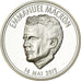 France, Medal, Les Présidents de la République, E.Macron, MS(65-70), Copper