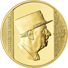 France, Medal, Charles de Gaulle, Les Plus Grands Français, MS(65-70), Copper