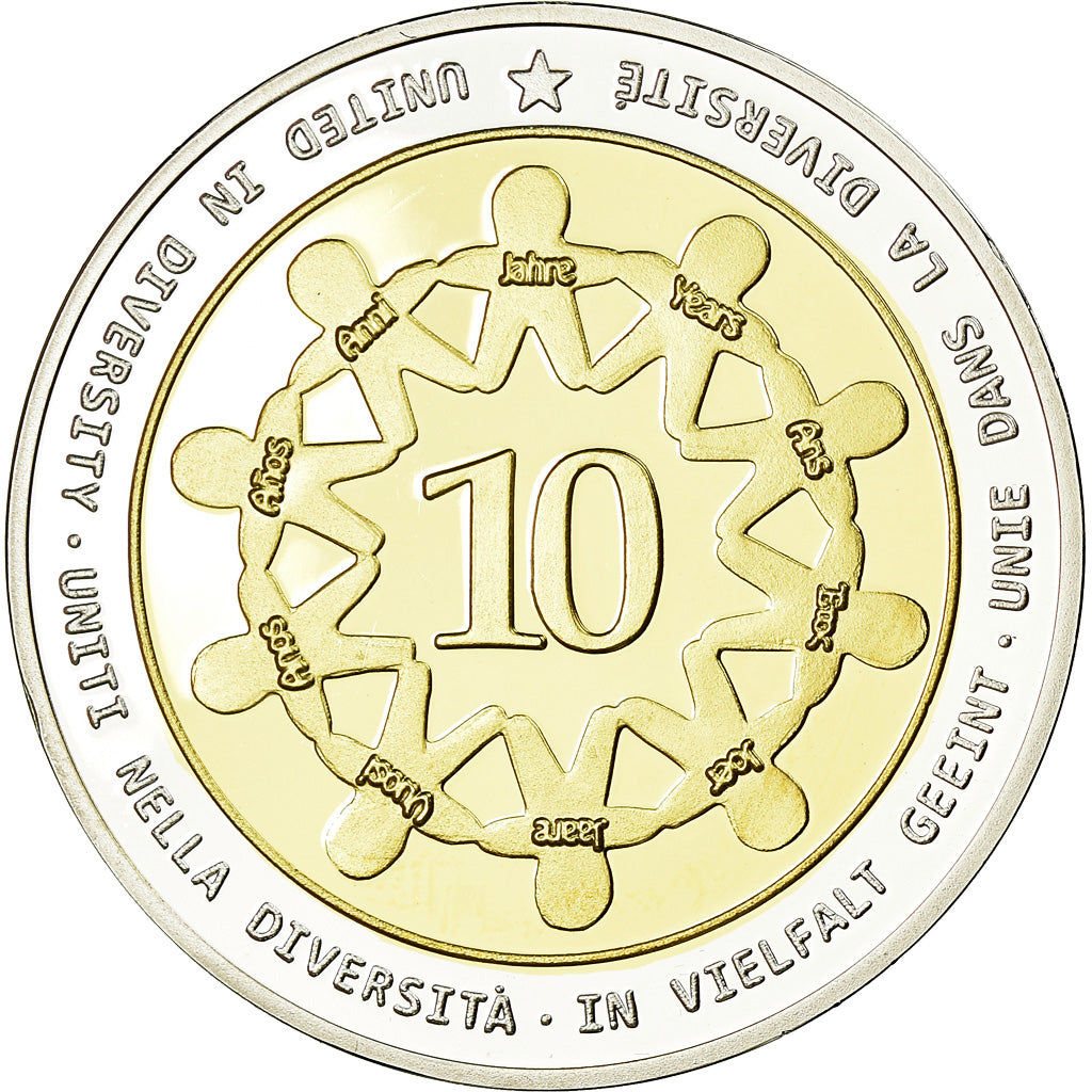 Ireland - Eire, Medal, 10 ans de l'Euro, Politics, Society, War, 2012