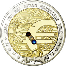 Luxembourg, Medal, 10 ans de l'Euro, Politics, Society, War, 2012, MS(65-70)