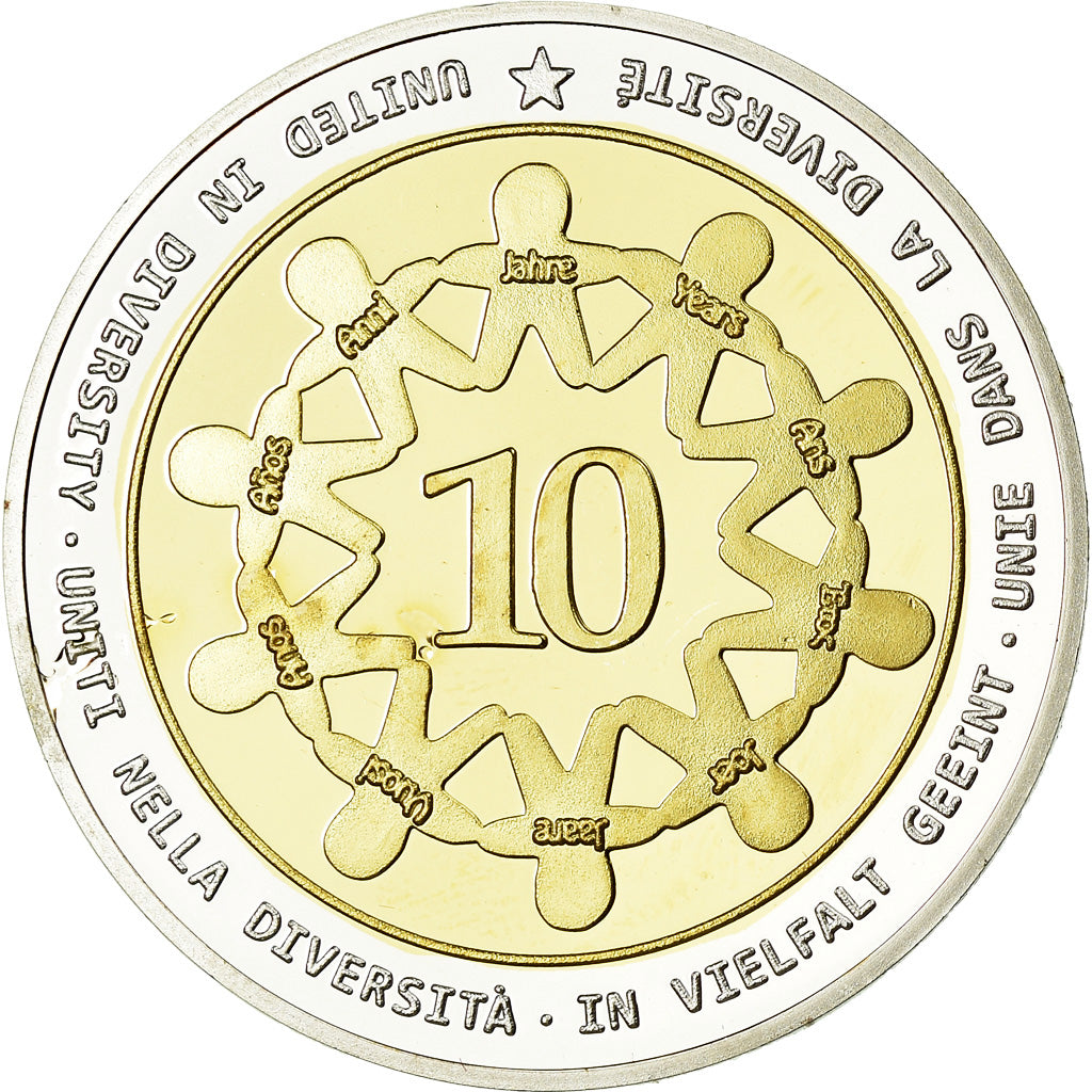 Finland, Medal, 10 ans de l'Euro, Politics, Society, War, 2012, MS(65-70)