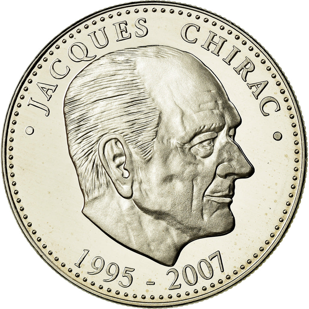 Frankreich, Medaille, Les Présidents de la République, Jacques Chirac