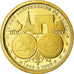 France, Medal, 10ème Anniversaire de l'Euro, 2009, MS(65-70), Gold
