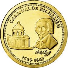 France, Medal, Cardinal de Richelieu, History, MS(65-70), Gold