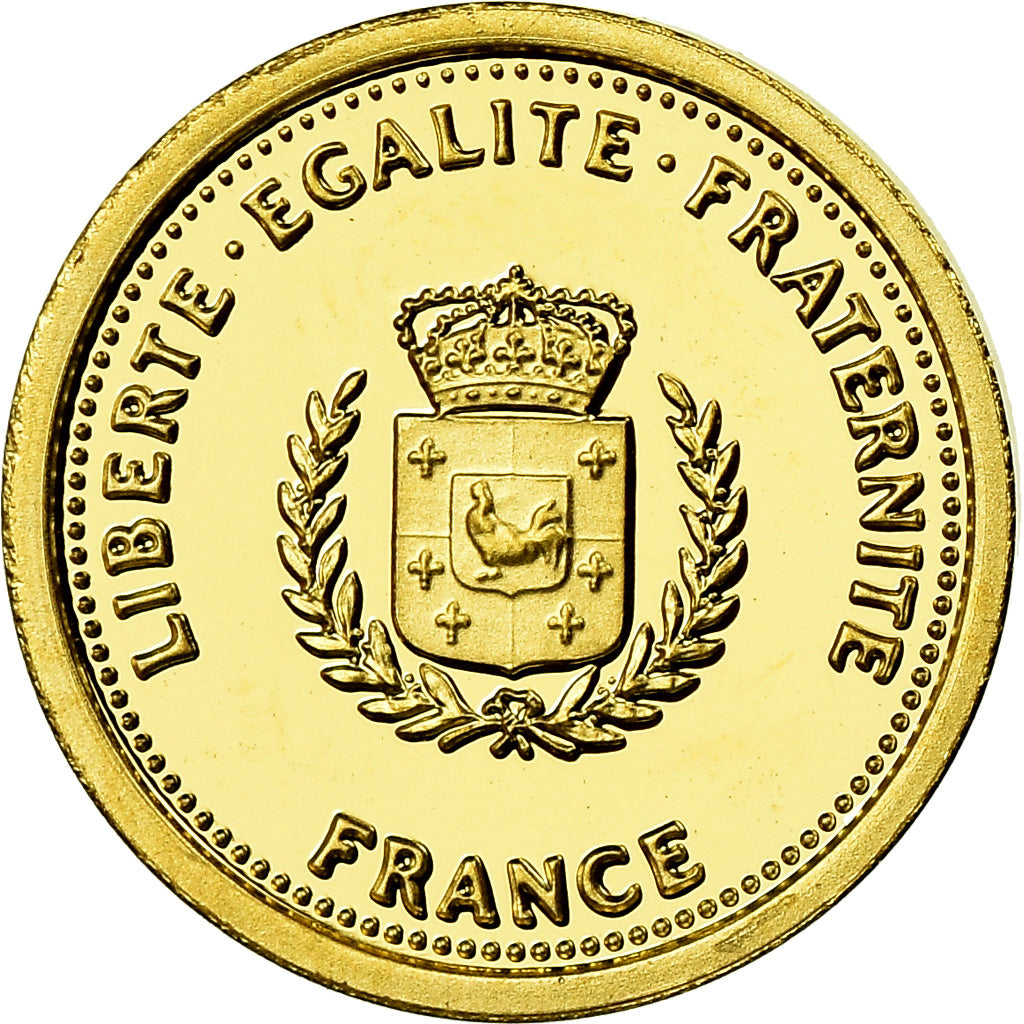 France, Medal, Cardinal de Richelieu, History, MS(65-70), Gold