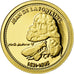 Francja, Medal, Jean de la Fontaine, Sztuka i Kultura, MS(65-70), Złoto