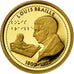 Francja, Medal, Louis Braille, Sztuka i Kultura, MS(65-70), Złoto