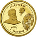 França, Medal, Jules Verne, Voyages, Artes e Cultura, MS(65-70), Dourado