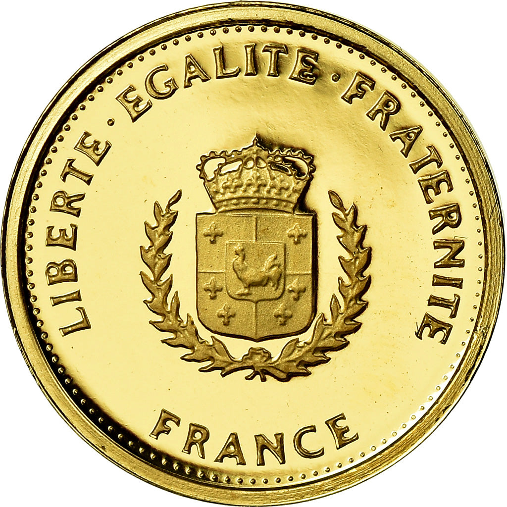 France, Medal, Voltaire, History, MS(65-70), Gold