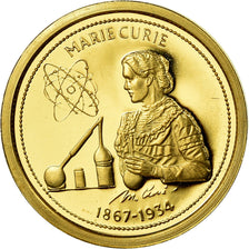 France, Médaille, Marie Curie, Sciences & Technologies, FDC, Or