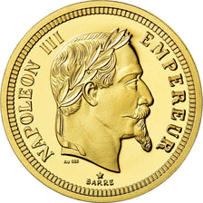 Francja, Medal, Reproduction de la 100 Francs Or Napoléon III 1861, MS(65-70)