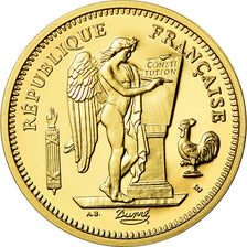 France, Médaille, Réplique Essai 50 Francs Génie, FDC, Or