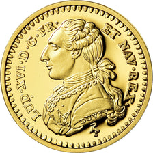 France, Medal, Reproduction, Louis d'Or aux Lunettes, Louis XVI, MS(65-70), Gold